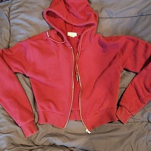Girls Full Tilt zip up hoodie